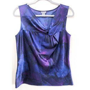 Asymmetrical Jewel Tone Shell Tank